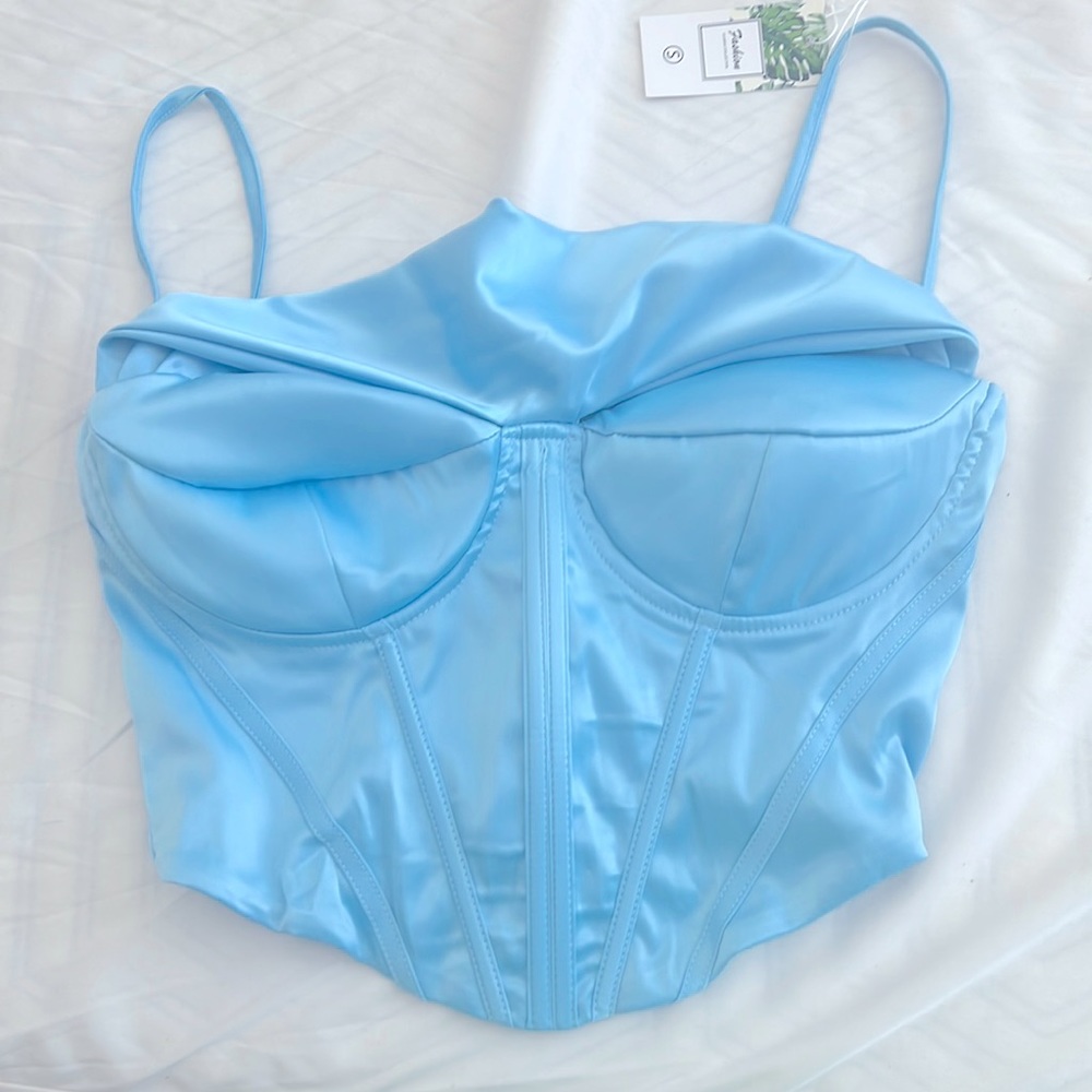 Baby Blue Bustier